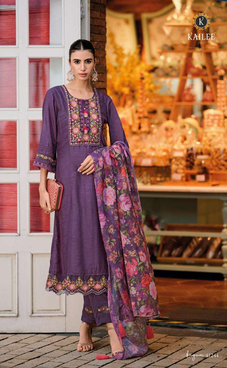 KAILEE FASHION BEGUM VOL -4 CAT KURTI WHOLESALE CATALOG