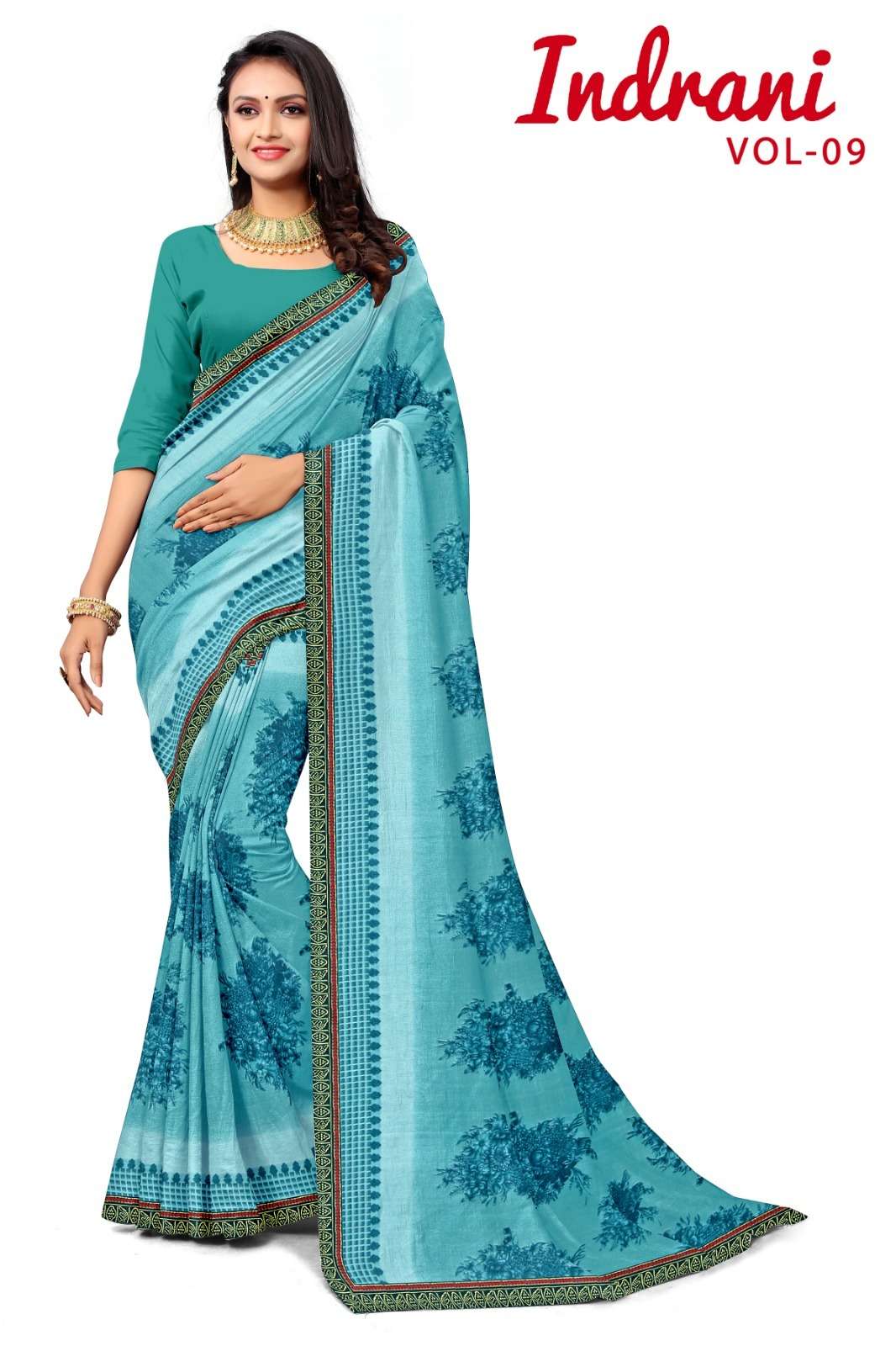KAMYA INDRANI-9 RENIAL SAREES Wholesale catalog