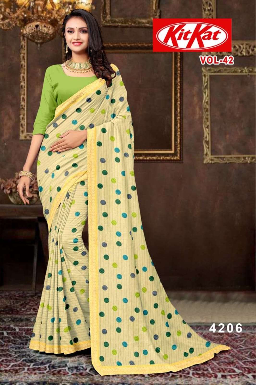 KAMYA KITKAT 42 SAREES Wholesale catalog