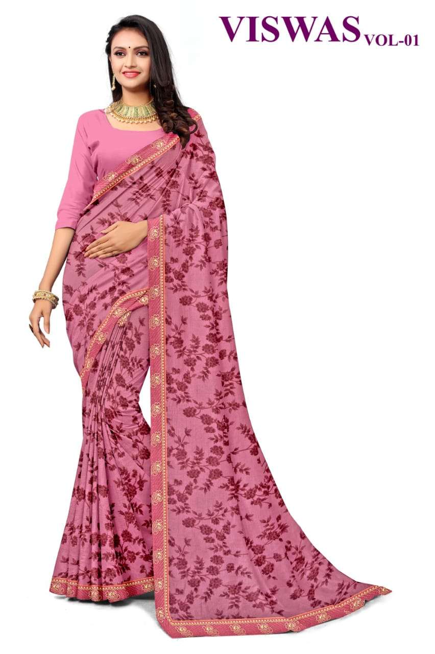 KAMYA VISWAS-1 CHIFFON SAREES Wholesale catalog
