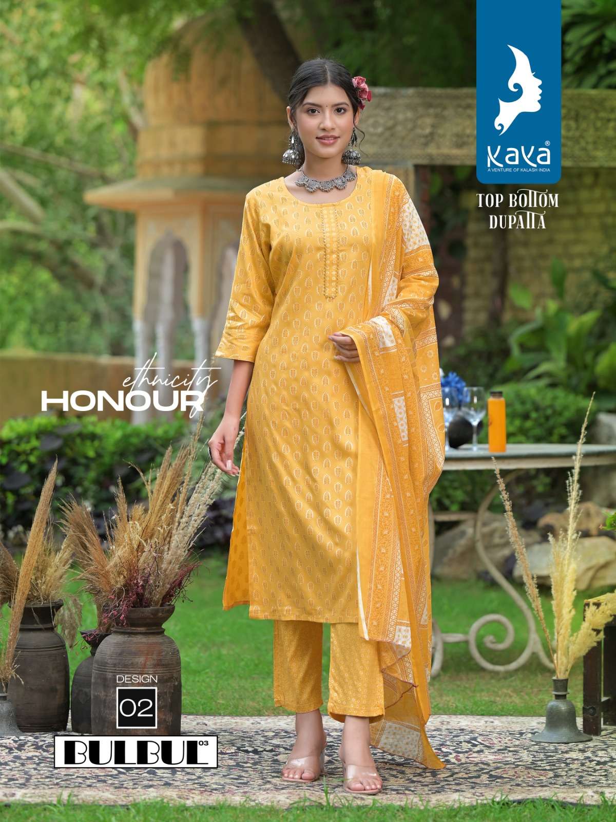 KAYA BULBUL 3 RAYON PRINTS KURTI Wholesale catalog