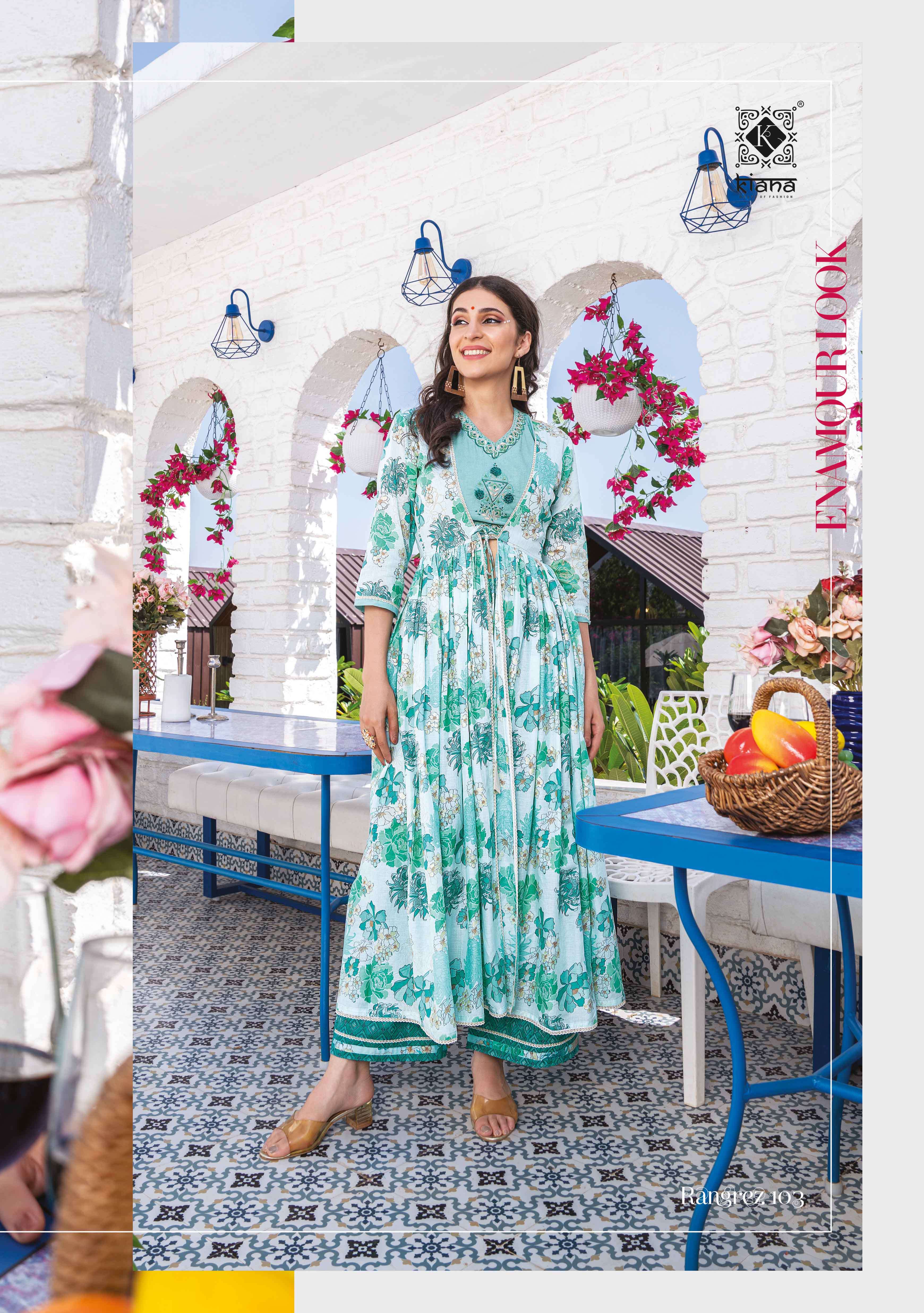 Kiana Rangrez  Cotton crop top Kurti Wholesale catalog