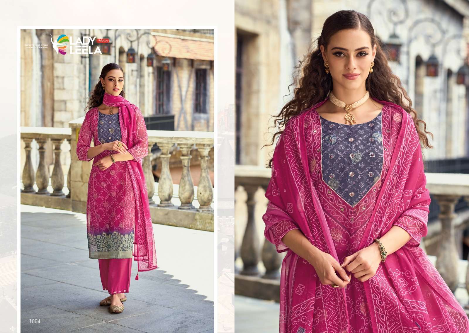 LADY LEELA HINAAZ Digital Print Kurti Wholesale catalog