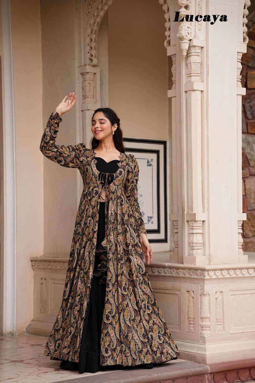 Lucaya Vol 11 3-piece Koti Indo-Western Kurti Wholesale catalog