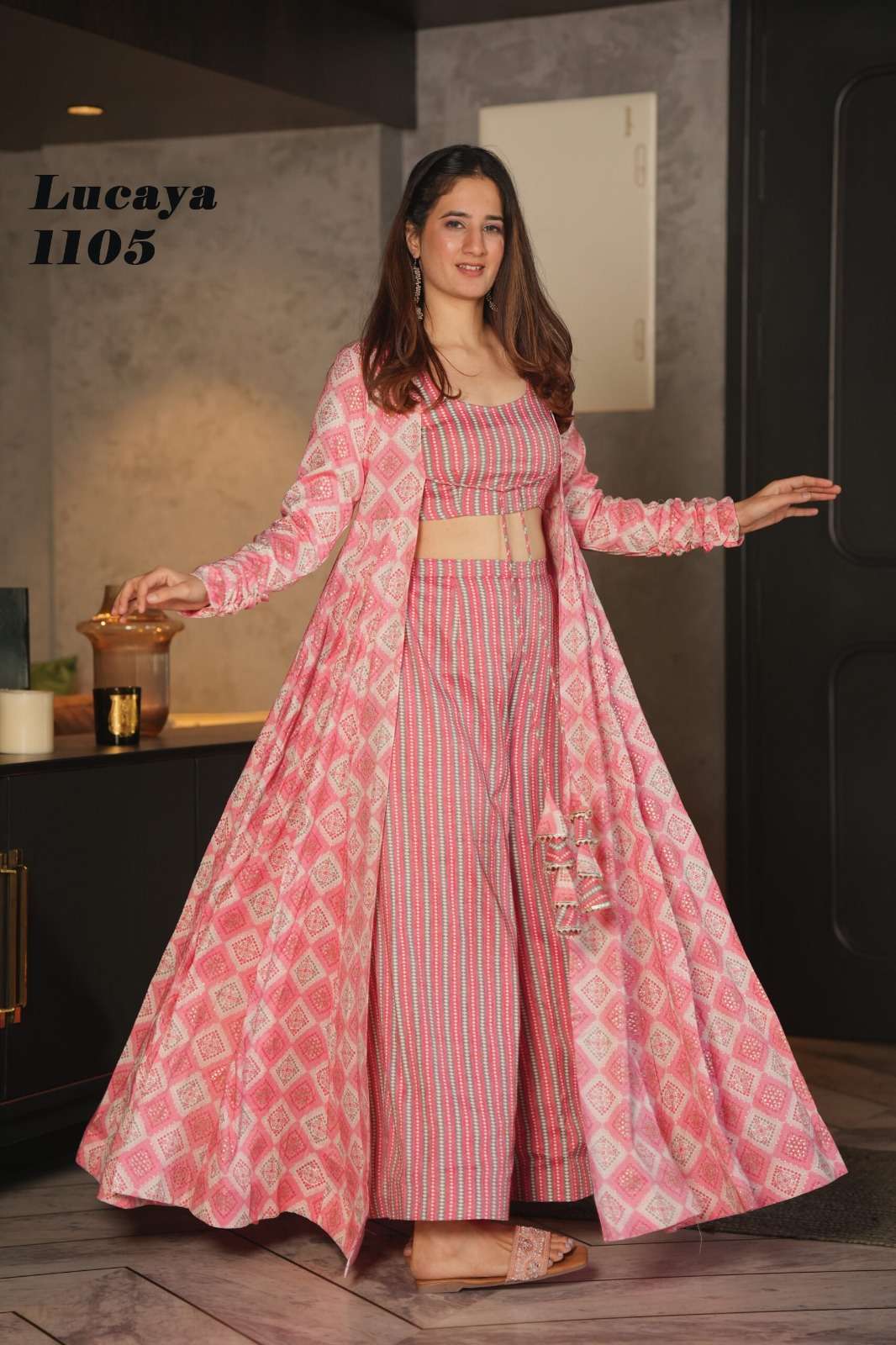 Lucaya Vol 11 3-piece Koti Indo-Western Kurti Wholesale catalog