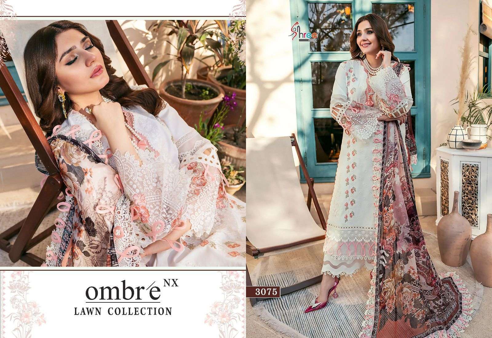 OMBRE LAWN COLLECTION NX PURE LAWN COTTON Salwar Kameez Wholesale catalog