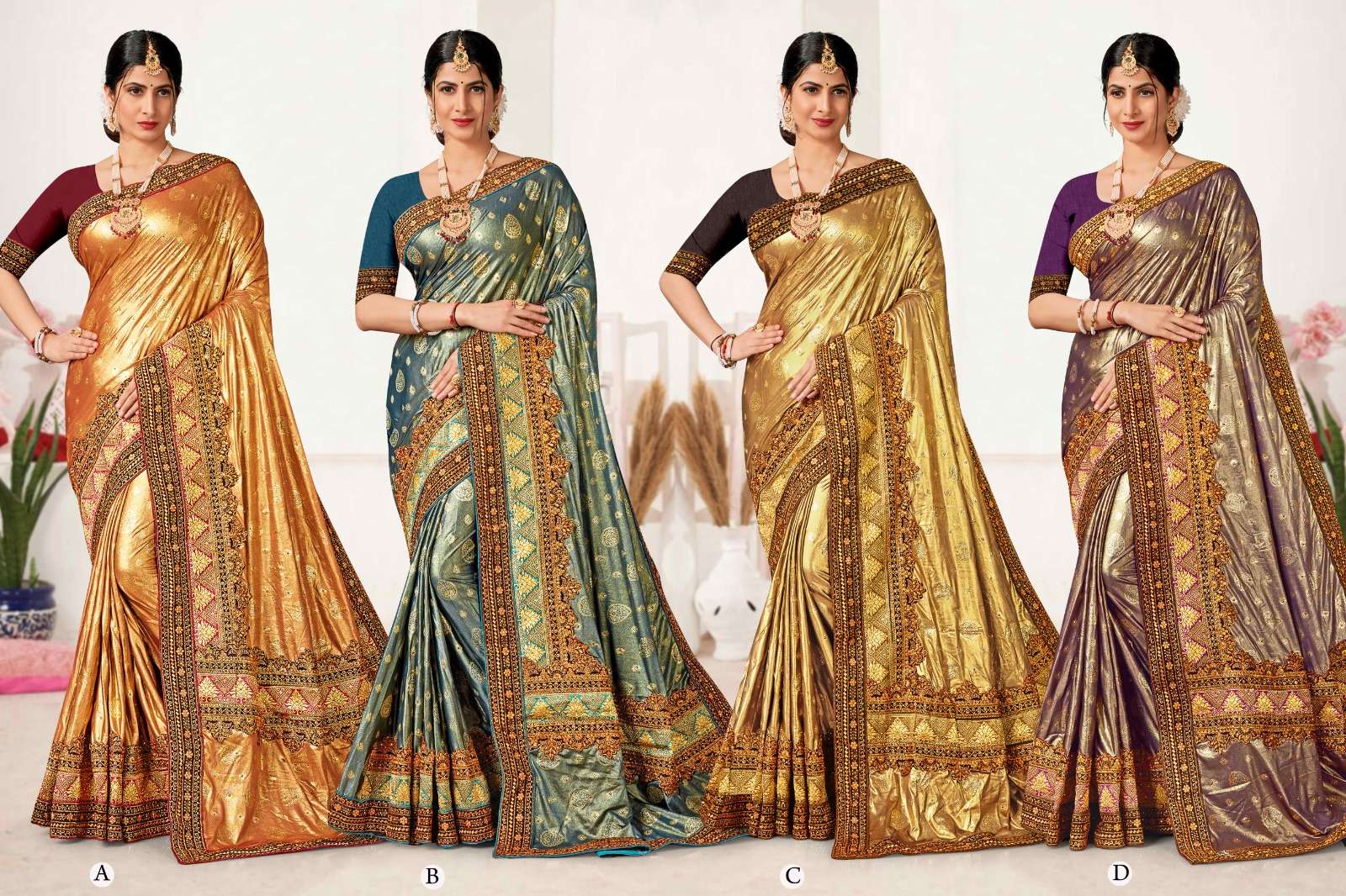 PLAYSTORE  BY RONISHA SAREE  FANCY FABRICS WITH SIROSKI DIAMOND AND HEAVY LACE  SUPER HIT COLLECTION 