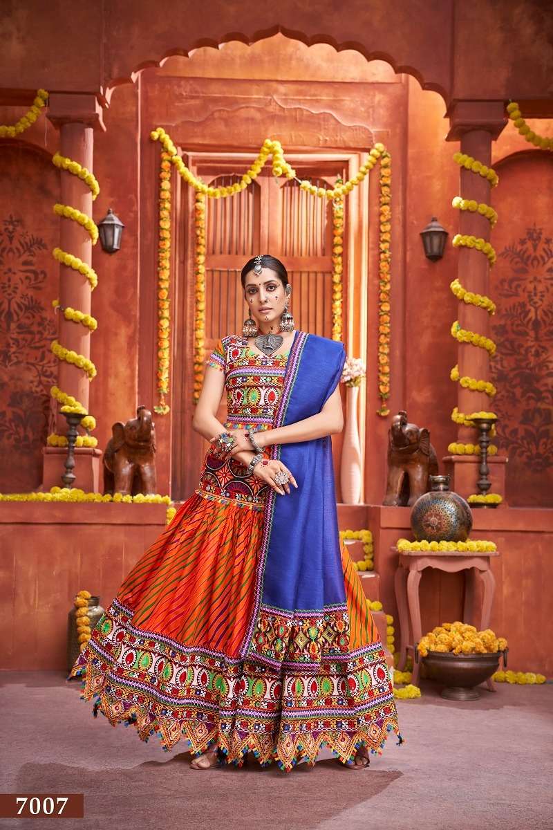 RAJWADI VOL -4 ORANGE Lehenga Choli Wholesale catalog