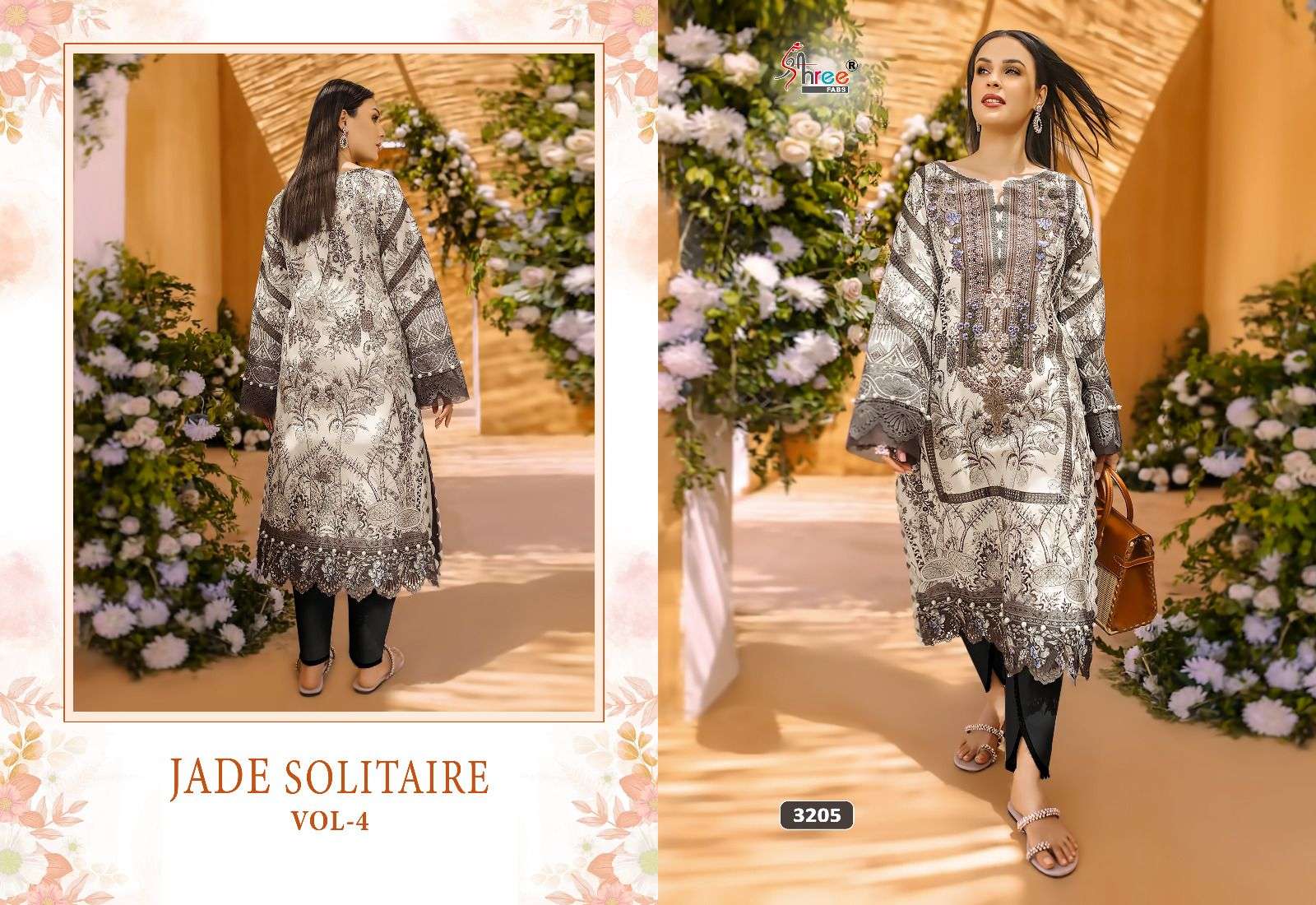 Shree Jade Solitaire Vol 4 Cotton Dupatta Pakistani Salwar Suits Wholesale catalog