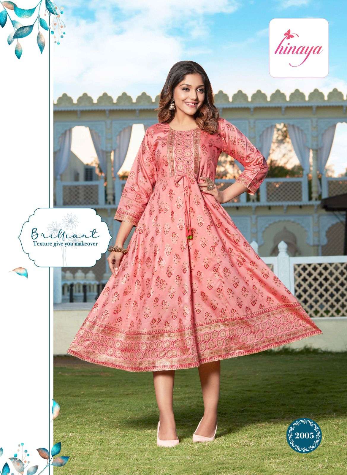SIA VOL-2 Trendy Long Chanderi silk Kurti Wholesale catalog