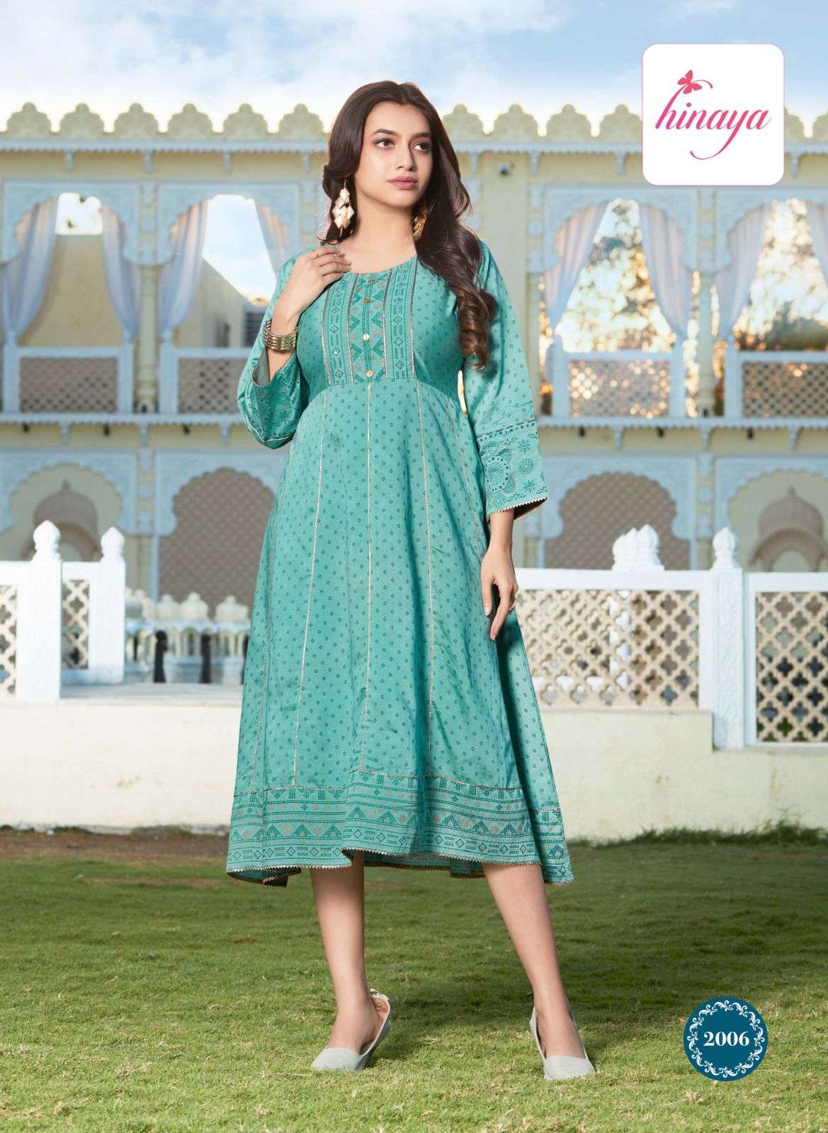 SIA VOL-2 Trendy Long Chanderi silk Kurti Wholesale catalog
