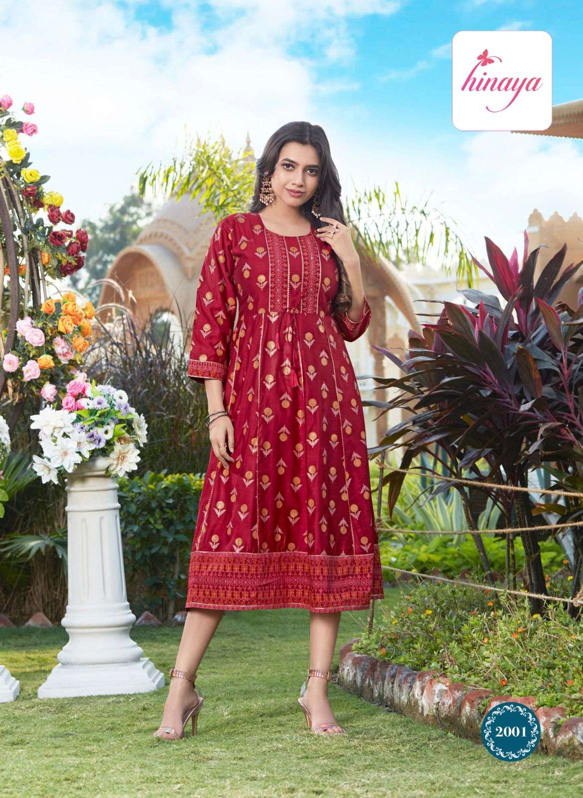 SIA VOL-2 Trendy Long Chanderi silk Kurti Wholesale catalog