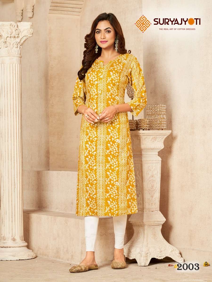 Suryajyoti Prisha Vol-2 – Fancy Kurtis - Wholesale Catalog