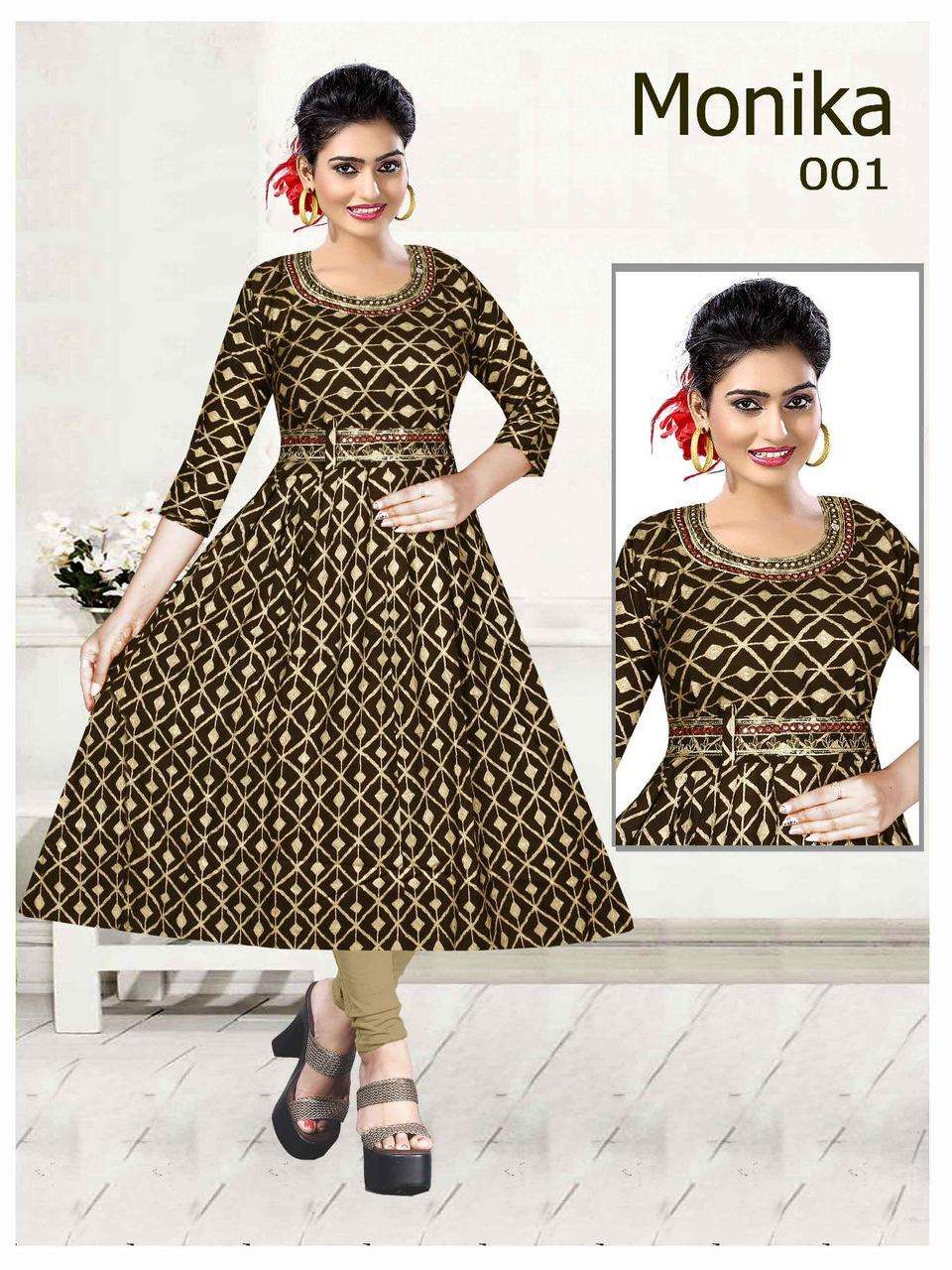 TRENDY MONIKA VOL.1 Fancy Kurti Wholesale catalog