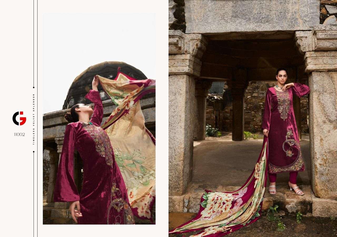 AFSANA GULL JEE Viscose Muslin Salwar Kameez Wholesale catalog