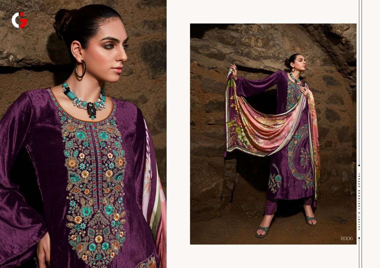 AFSANA GULL JEE Viscose Muslin Salwar Kameez Wholesale catalog