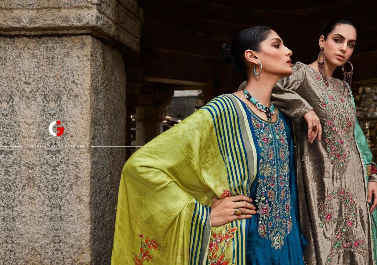 AFSANA GULL JEE Viscose Muslin Salwar Kameez Wholesale catalog