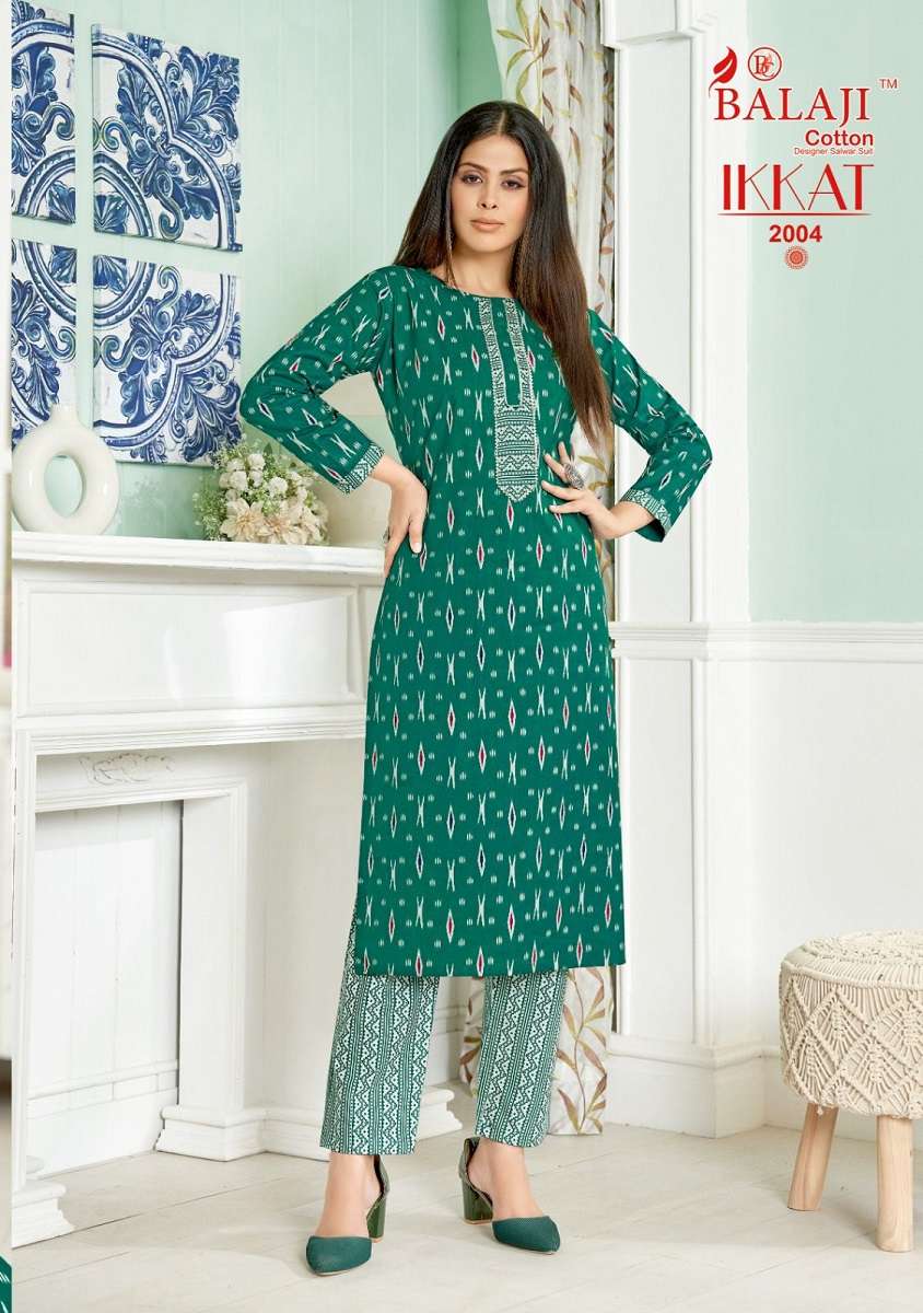 Balaji Ikkat Vol–2 – Kurti With Pant - Wholesale Catalog