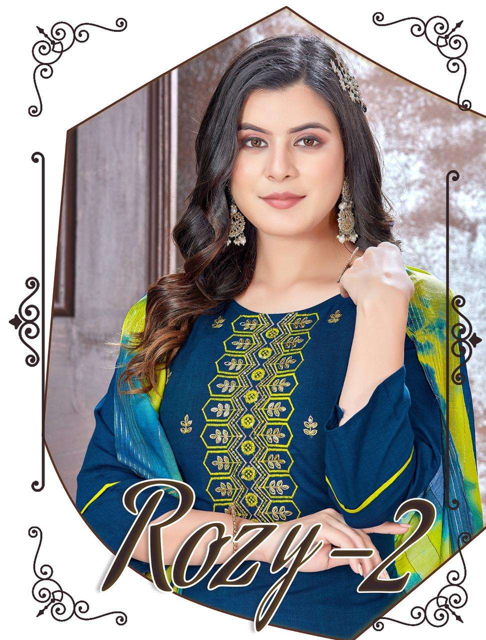 BEAUTY QUEEN ROZY-2  Rayon Kurti Wholesale catalog