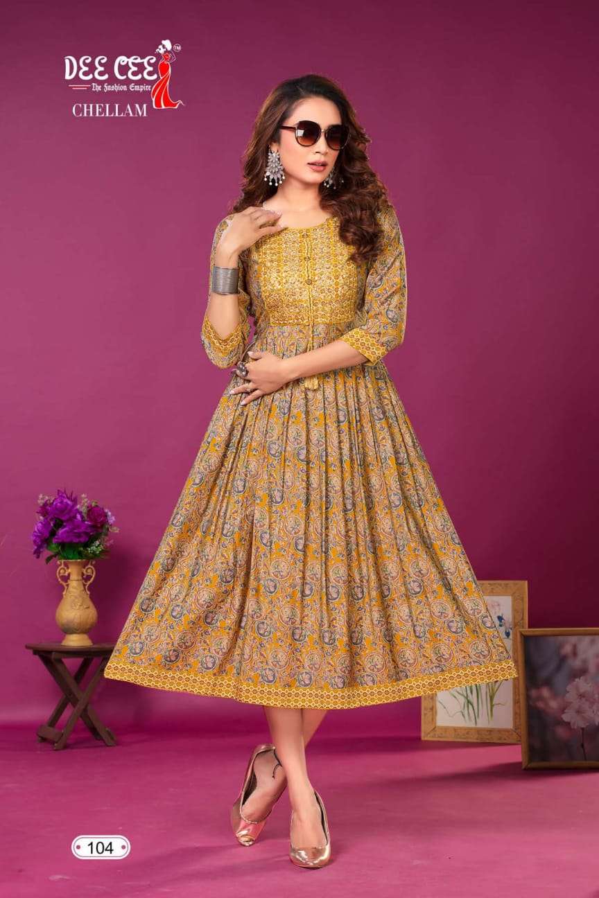 DeeCee CHELLAM Kurti Wholesale catalog