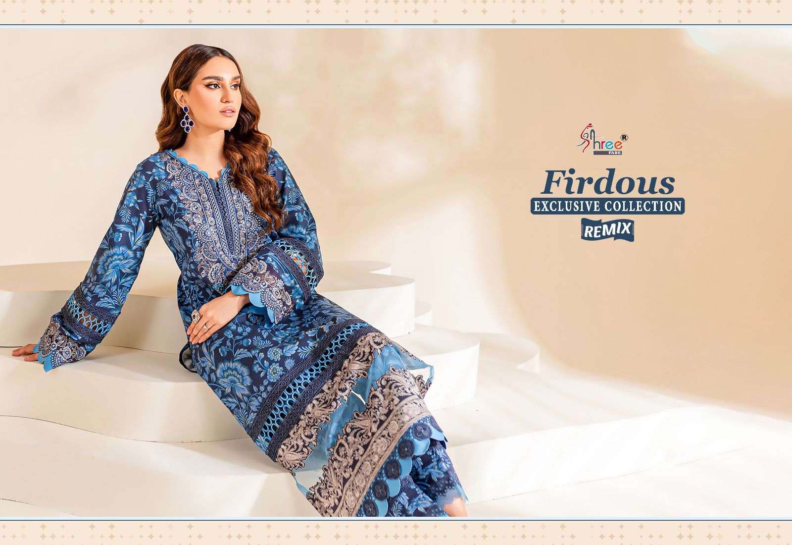 FIRDOUS EXCLUSIVE COLLECTION COTTON Salwar Kameez Wholesale catalog