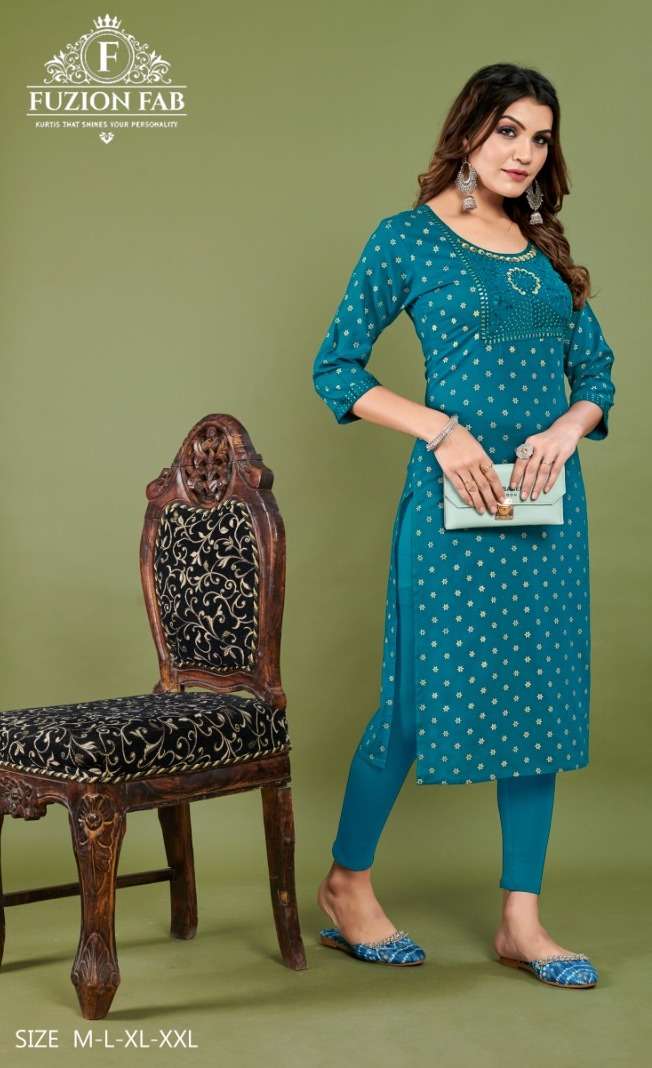 Fuzion Fab Dhyani vol 1 Kurti Wholesale catalog