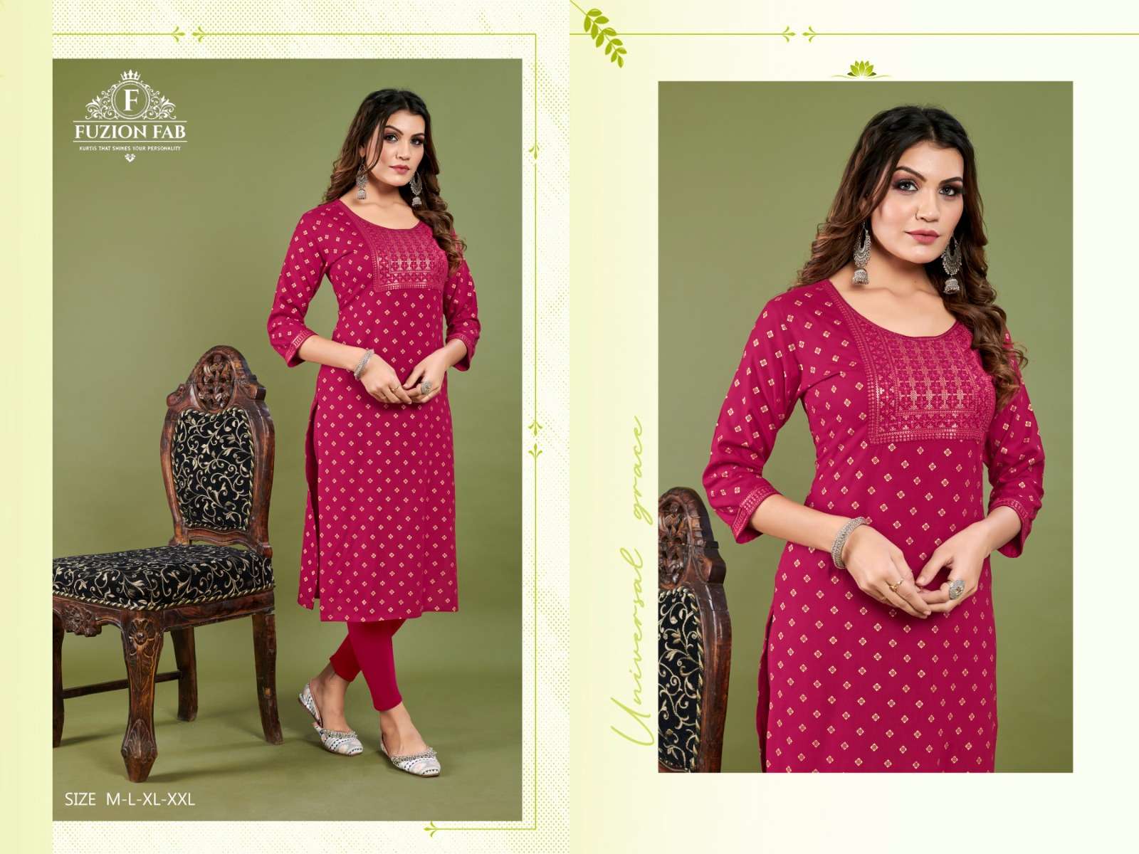 Fuzion Fab Dhyani vol 1 Kurti Wholesale catalog