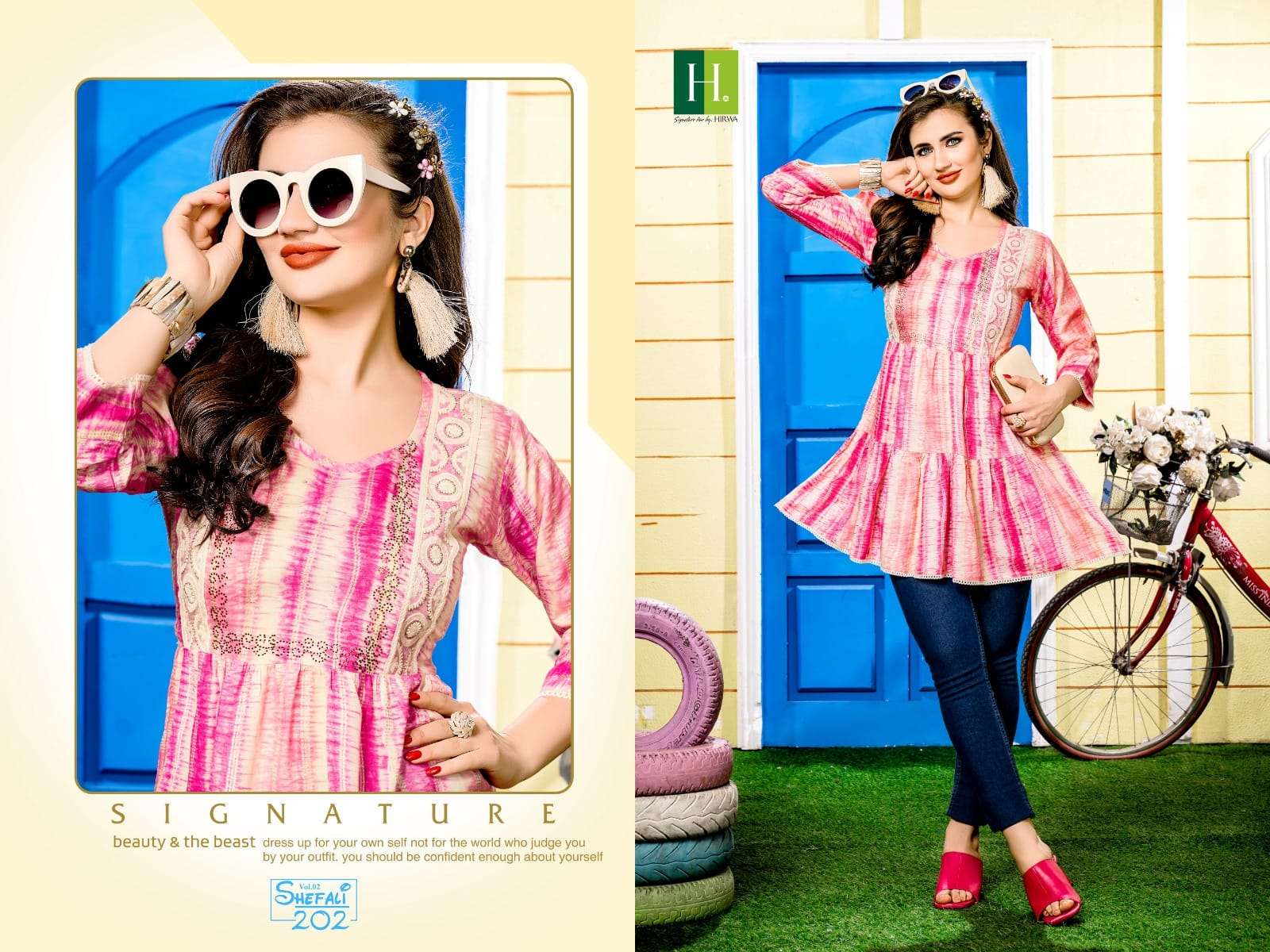 HIRWA SHEFALI Vol-2 Kurti Wholesale catalog