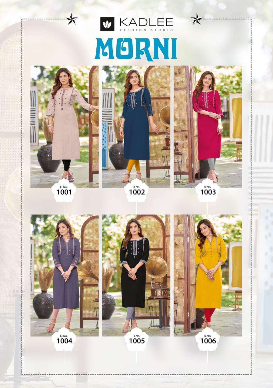 KADLEE MORNI Kurti Wholesale catalog
