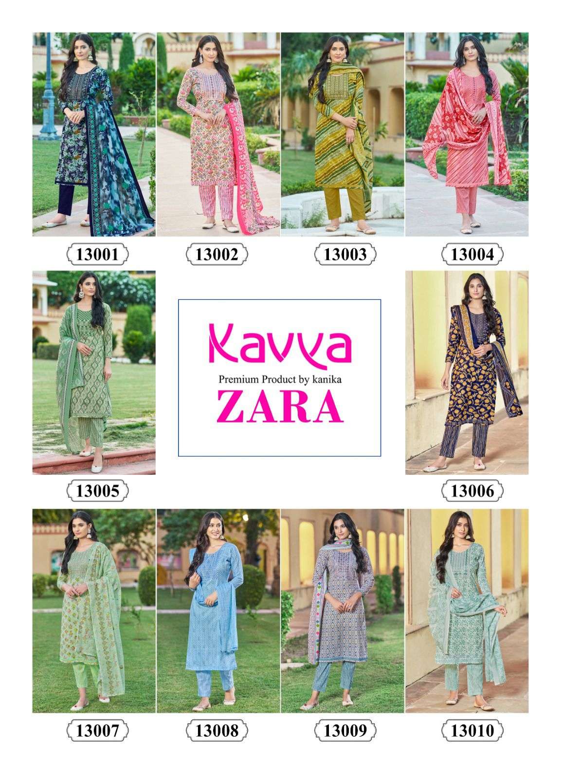 KAVYA ZARA VOL 13 Kurti Wholesale catalog