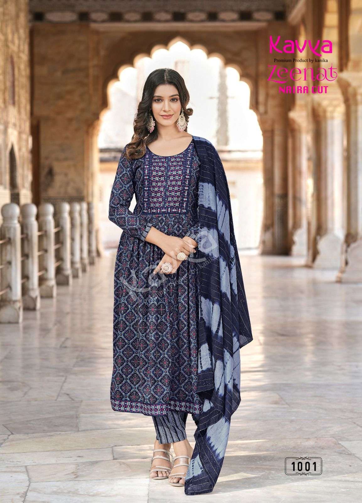 KAVYA ZEENAT VOL 1  Naira Cut Kurti Wholesale catalog
