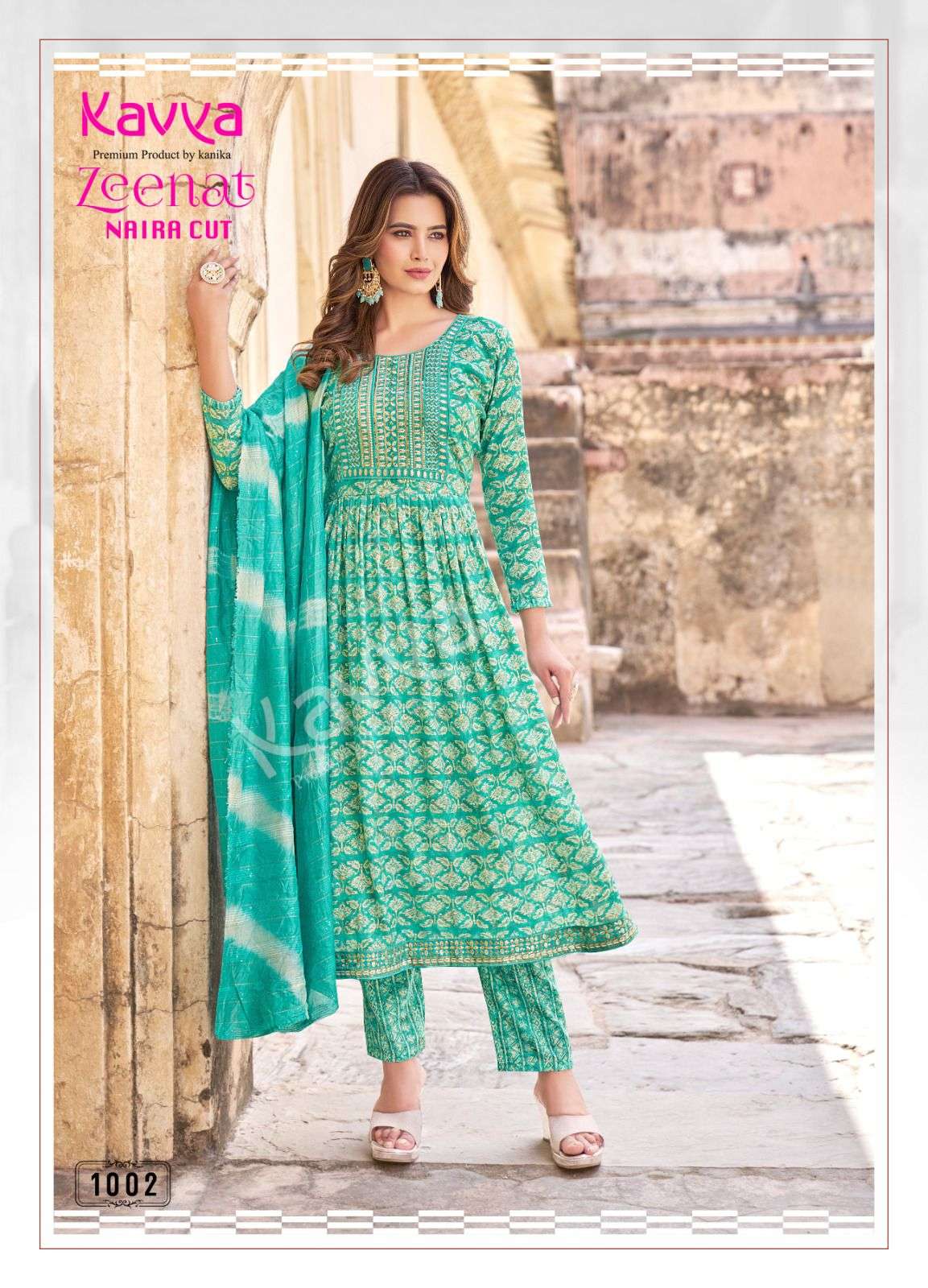 KAVYA ZEENAT VOL 1  Naira Cut Kurti Wholesale catalog