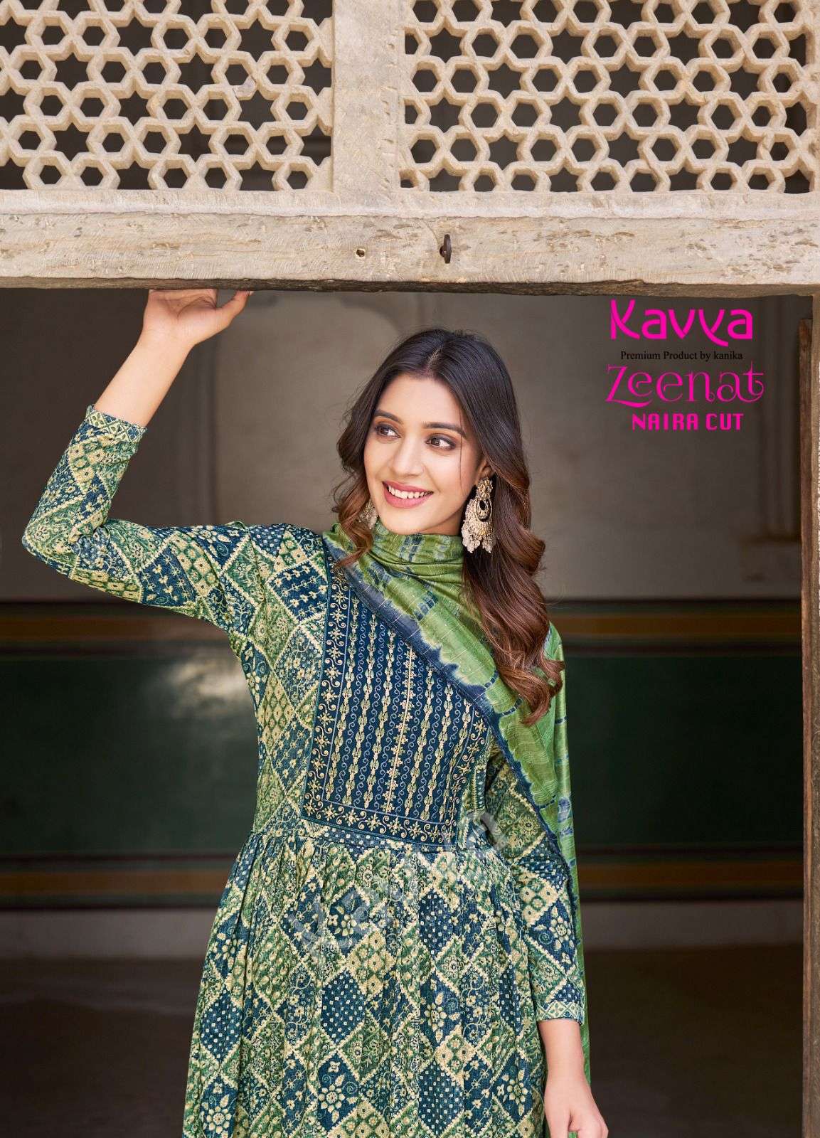 KAVYA ZEENAT VOL 1  Naira Cut Kurti Wholesale catalog