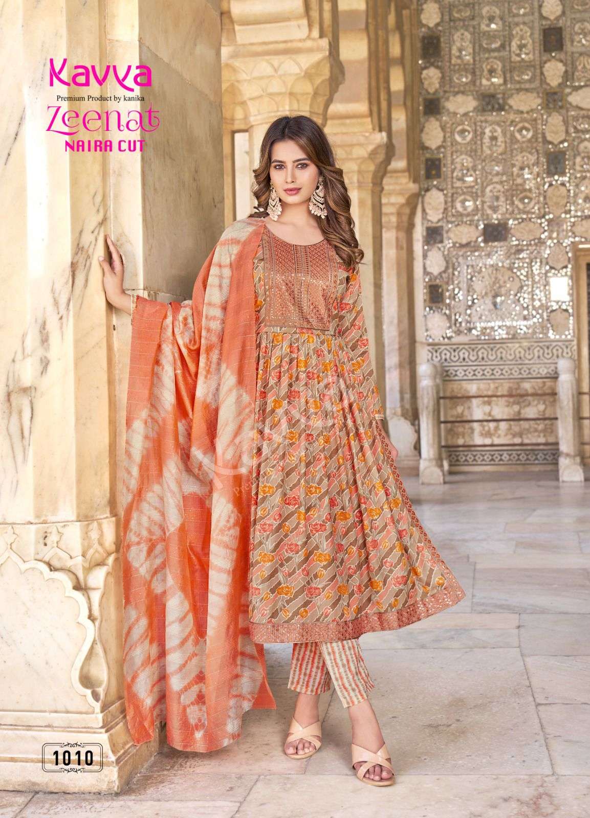 KAVYA ZEENAT VOL 1  Naira Cut Kurti Wholesale catalog