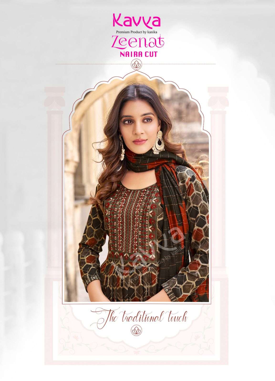KAVYA ZEENAT VOL 1  Naira Cut Kurti Wholesale catalog