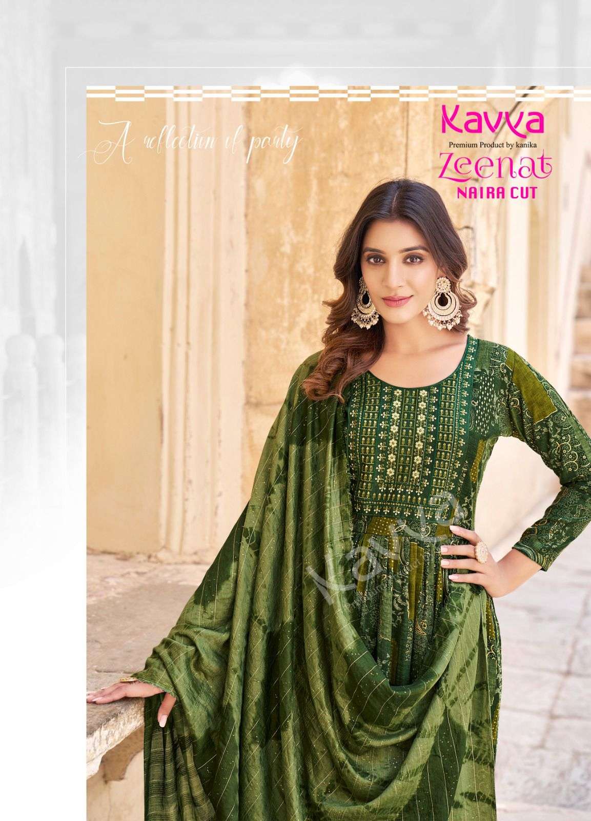 KAVYA ZEENAT VOL 1  Naira Cut Kurti Wholesale catalog