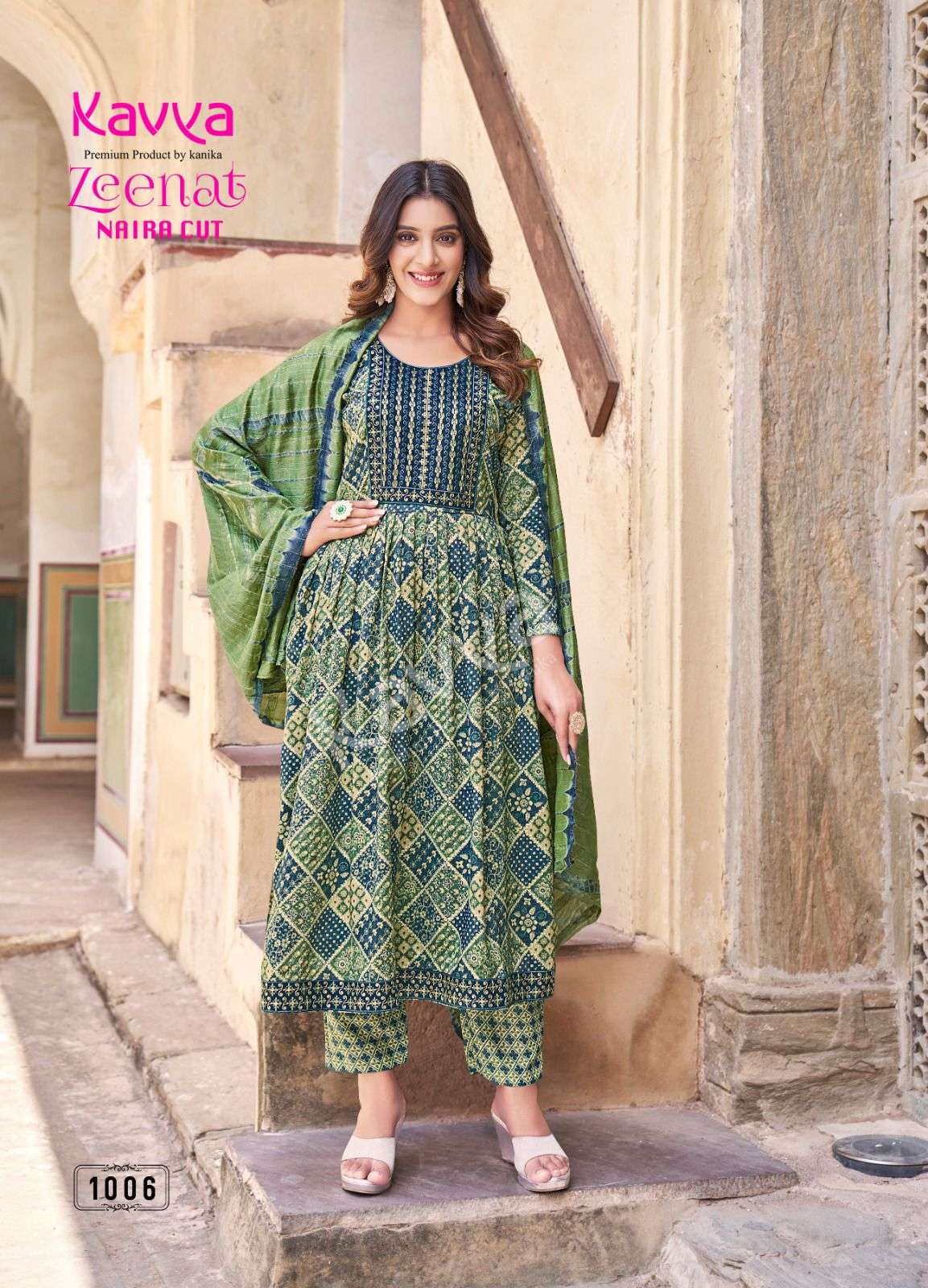 KAVYA ZEENAT VOL 1  Naira Cut Kurti Wholesale catalog