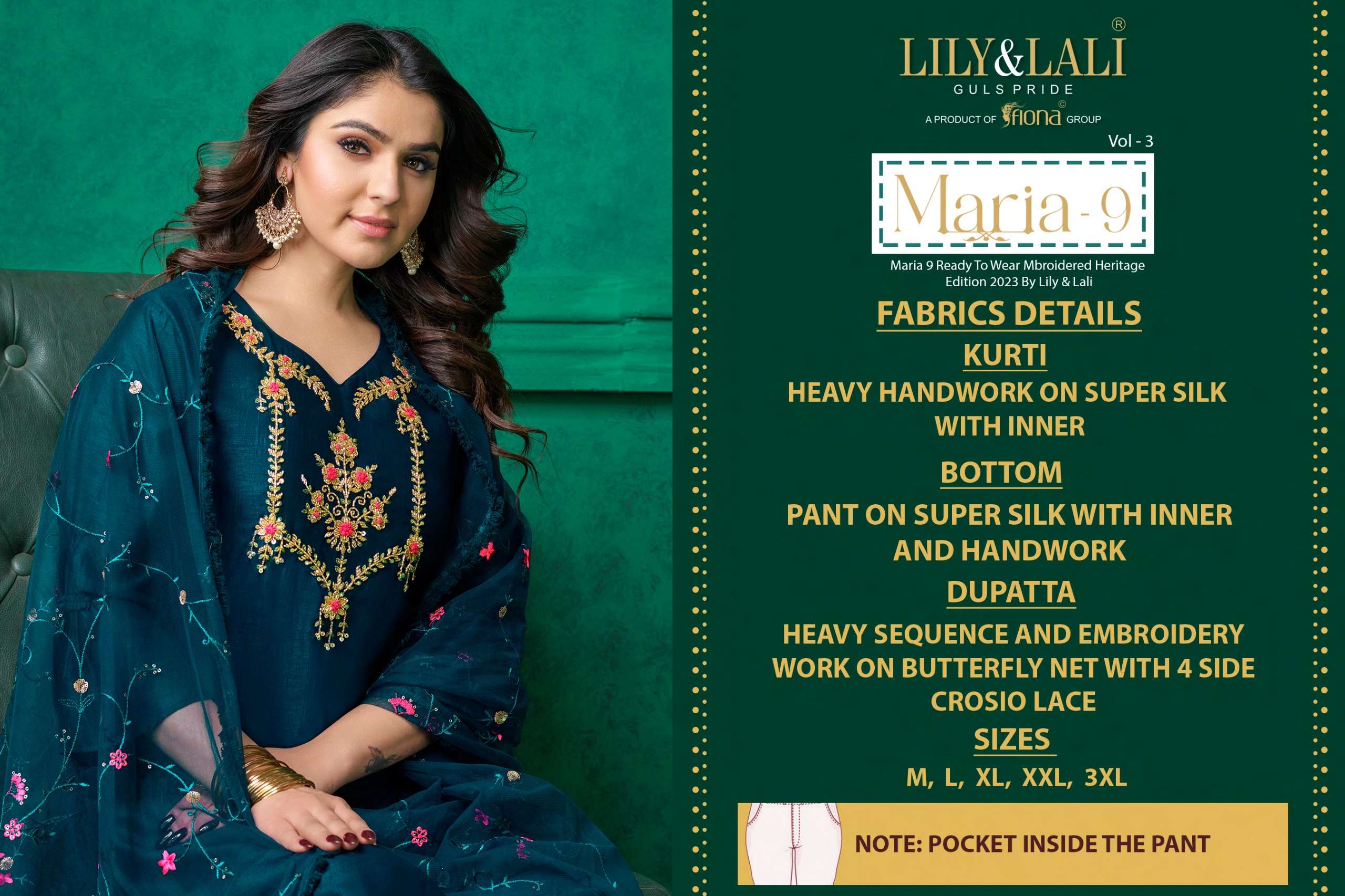 LILY & LALI MARIA-9 vol-3 Kurti Wholesale catalog