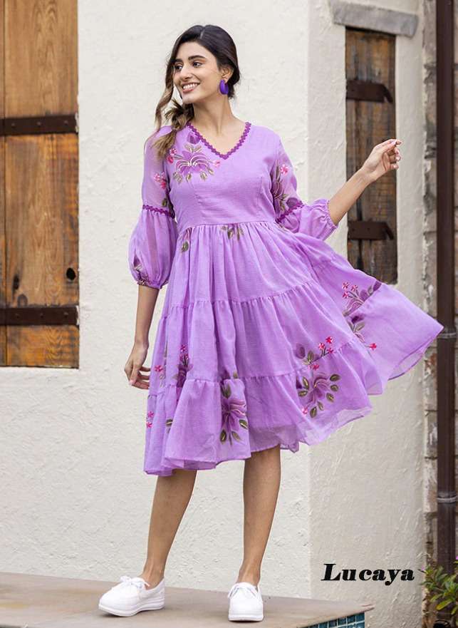 Lucaya Vol-13 printed lining short Kurti Wholesale catalog