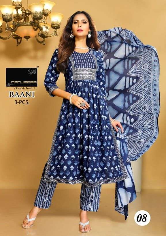 MANJEERA BAANI Naira CUT Kurti Wholesale catalog
