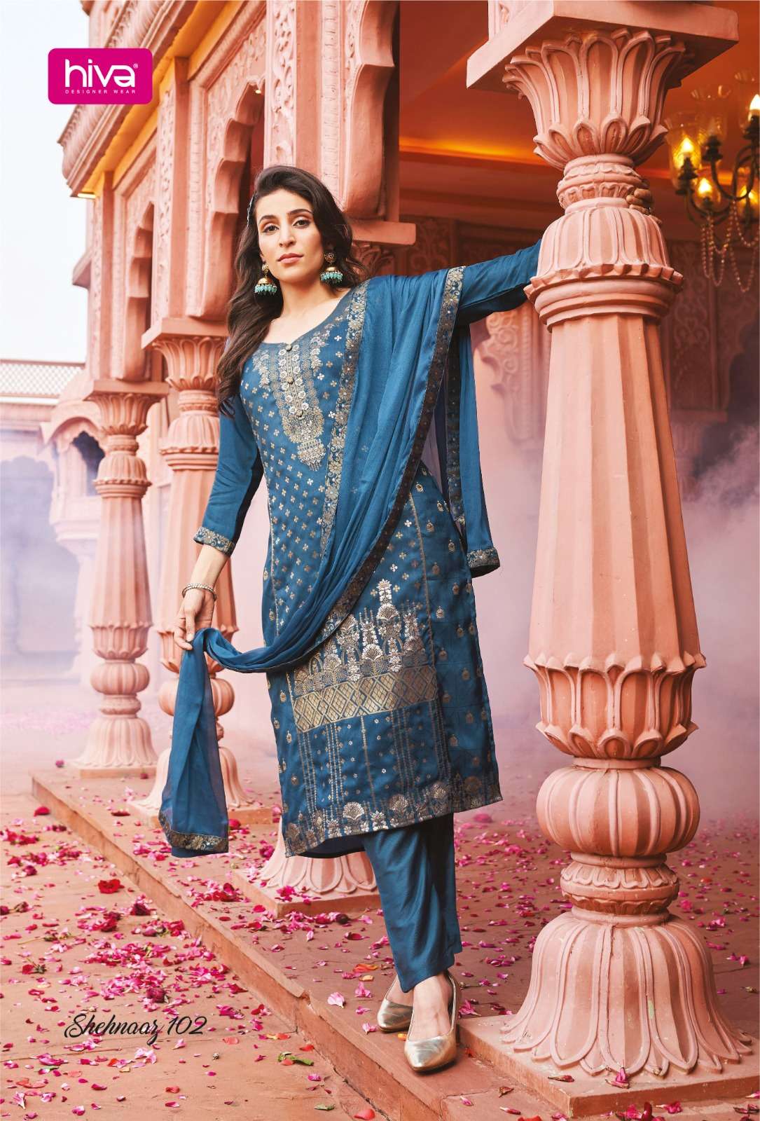 SHEHNAAZ Vol-2 BANARASI SILK Kurti Wholesale catalog