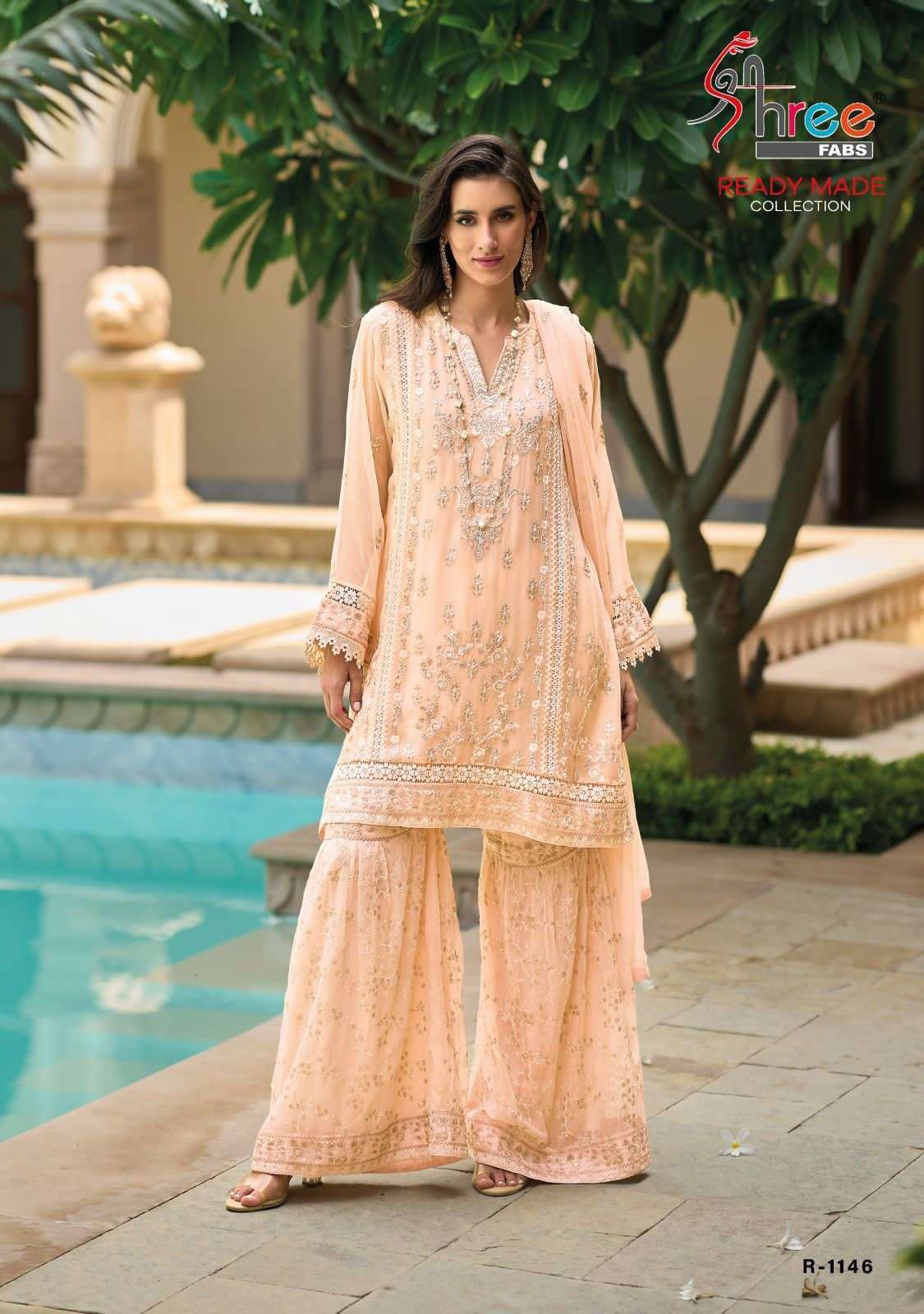 Shree HEAVY SIFFON Pakistani Salwar Suits Wholesale catalog