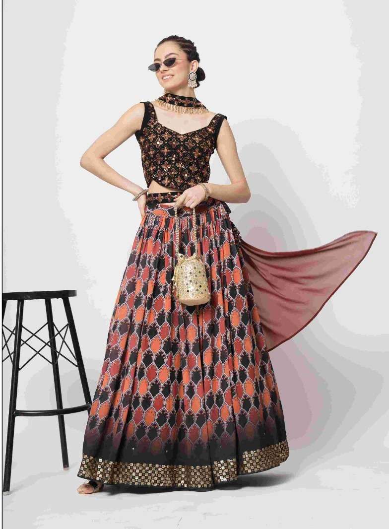 SHUBHKALA 7083 Exclusive Embroidered Semi Stitched Lehenga Choli Wholesale catalog