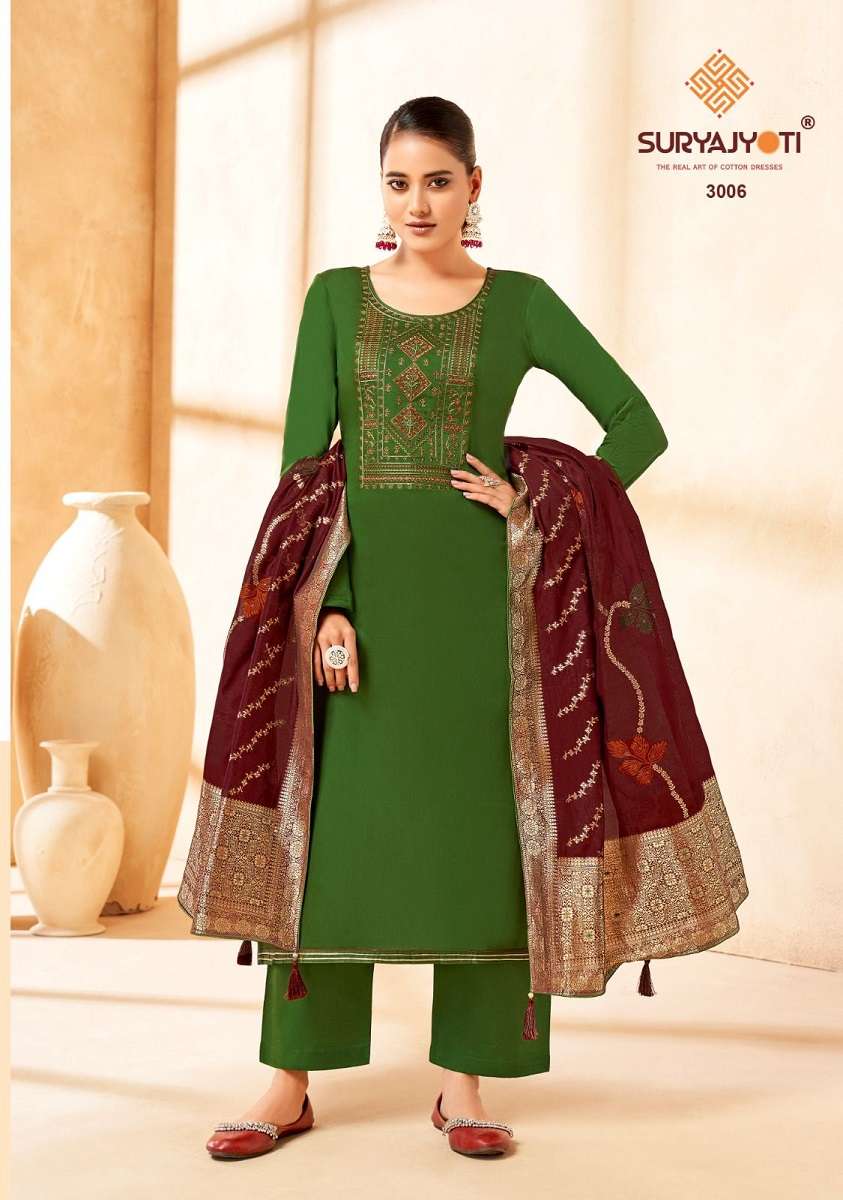 Suryajyoti Guzarish Vol-3 - Dress Material  -  Wholesale Catalog