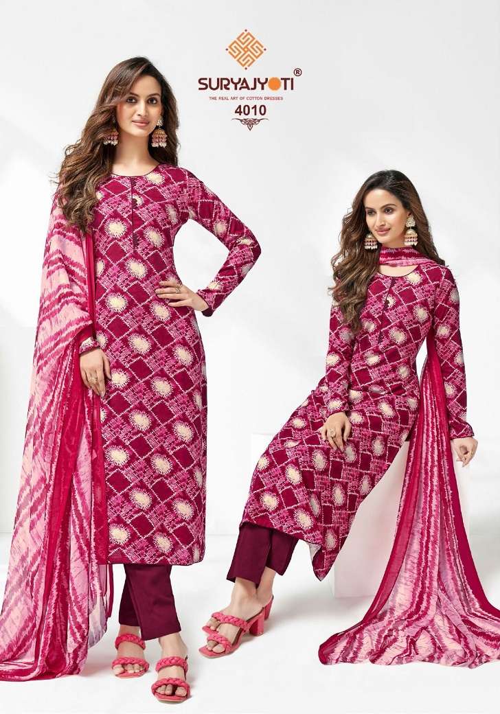 Suryajyoti Paroo Vol-4 – Rayon Dress Material - Wholesale Catalog