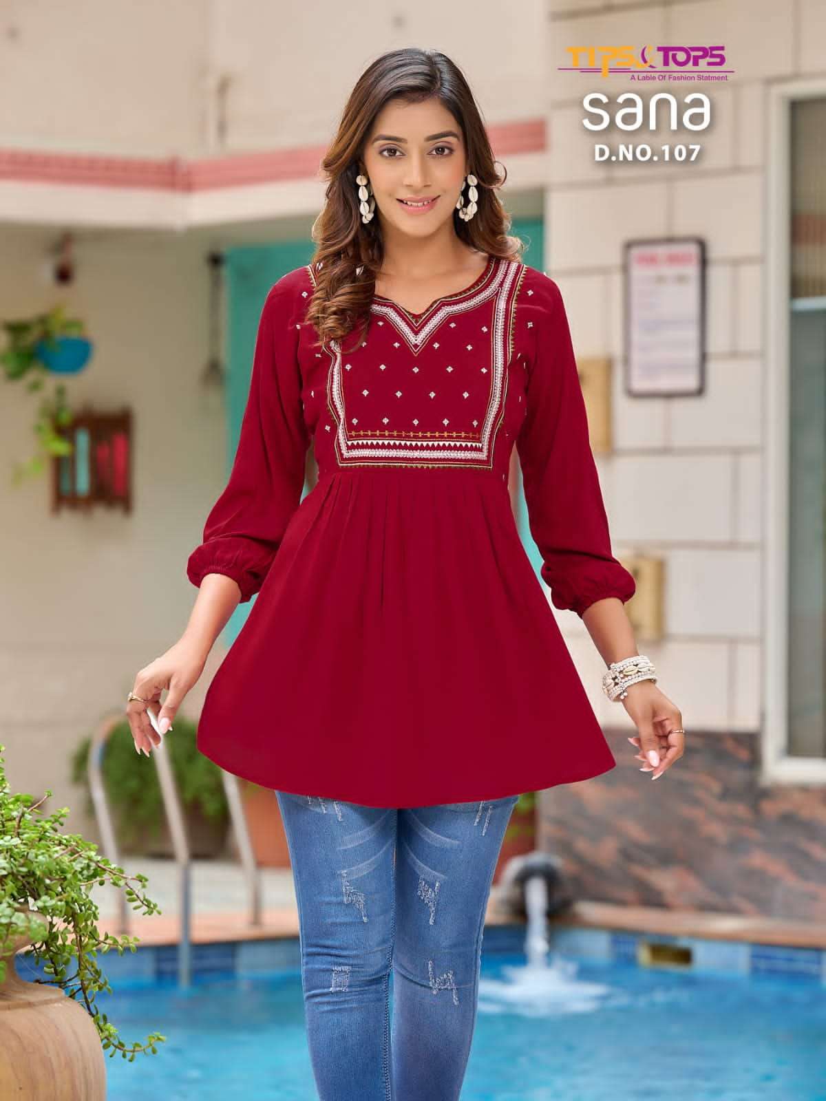 TIPS & TOPS SANA Kurti Wholesale catalog