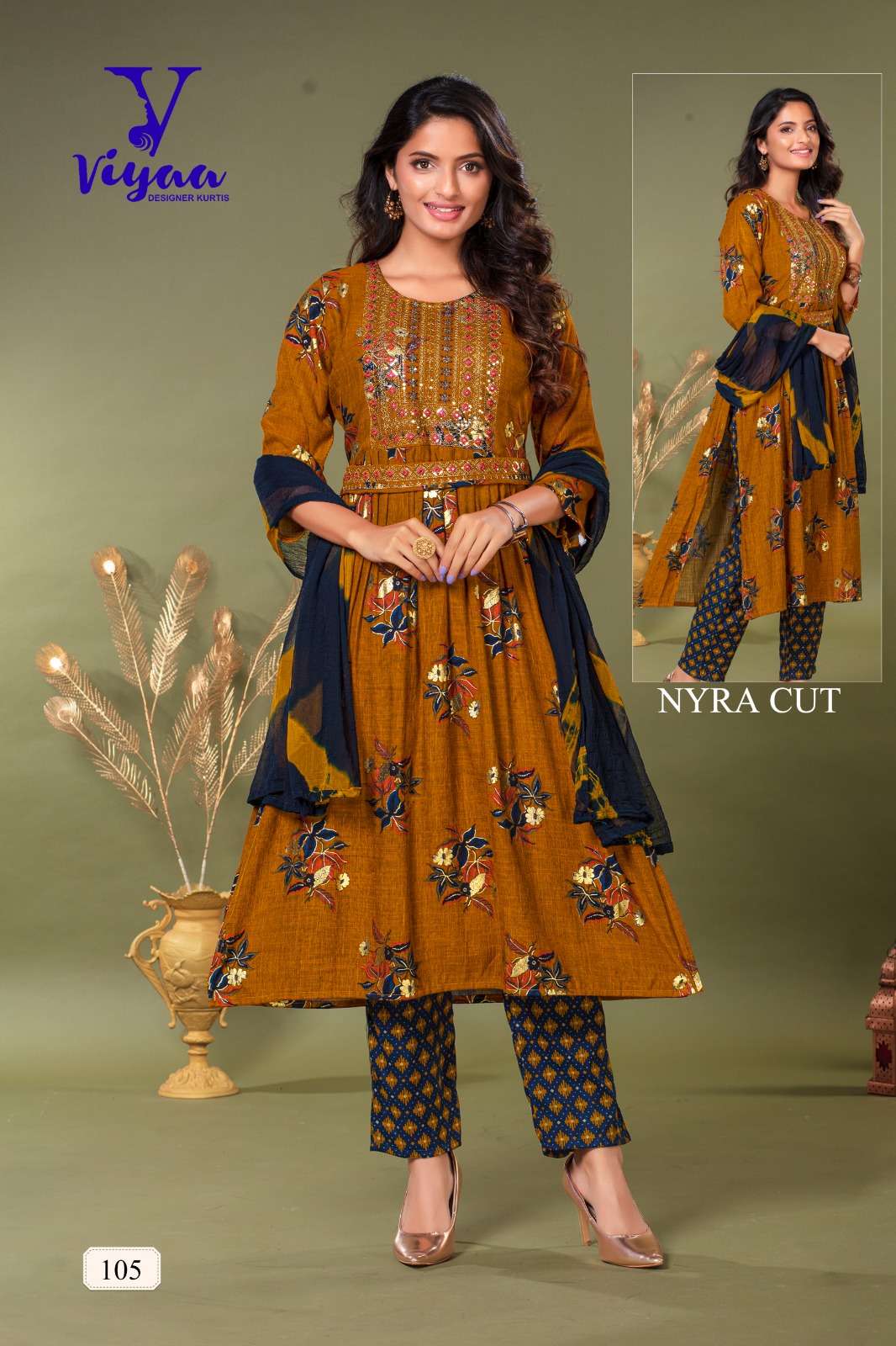 VIYAA DESIGNER MALINI V1 capsule  Kurti Wholesale catalog
