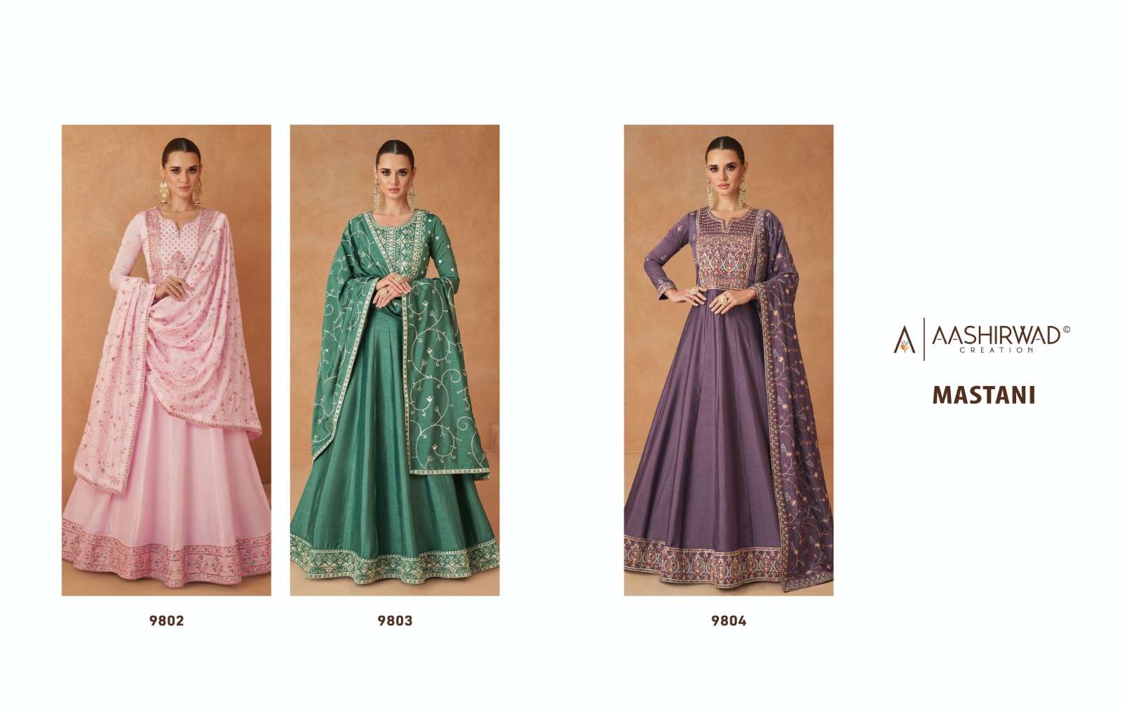 AASHIRWAD MASTANI Salwar Kameez Wholesale catalog