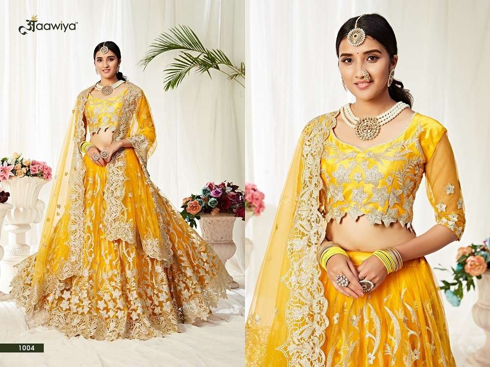 AGNILEKHA VOL-1004 DESIGNER PARTY WEAR LOOK HEAVY LEHENGA CHOLI Wholesale catalog