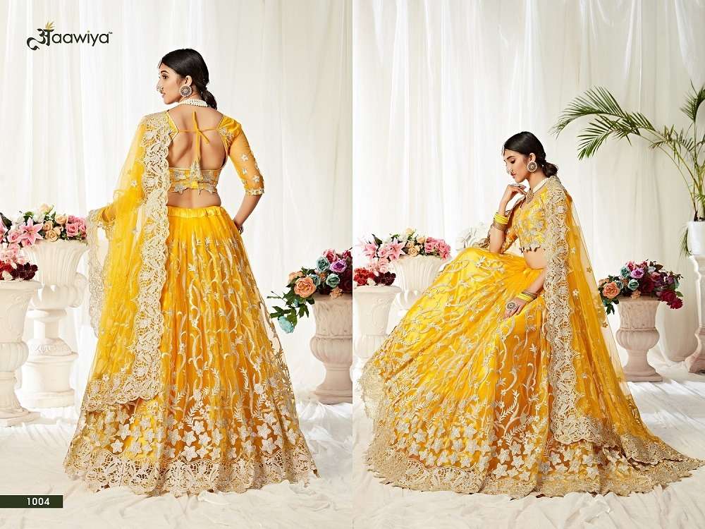 AGNILEKHA VOL-1004 DESIGNER PARTY WEAR LOOK HEAVY LEHENGA CHOLI Wholesale catalog